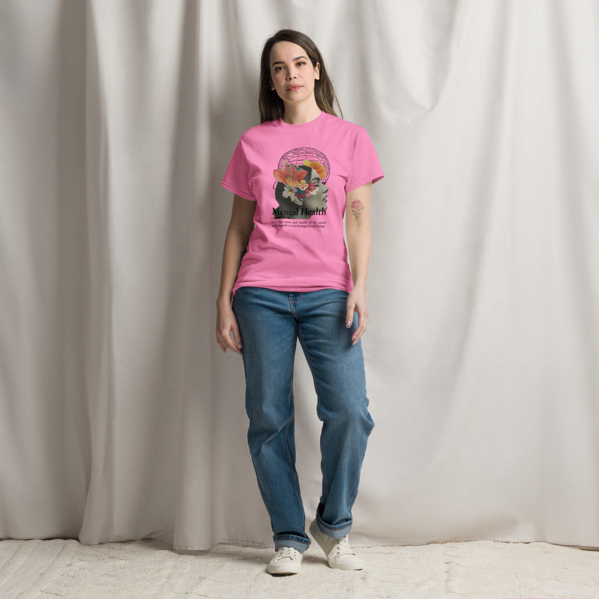 Mental Health Vintage Collage Unisex Classic Tee