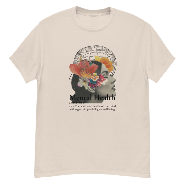 Mental Health Vintage Collage Unisex Classic Tee