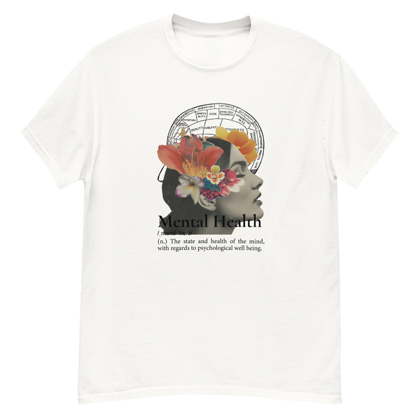 Mental Health Vintage Collage Unisex Classic Tee