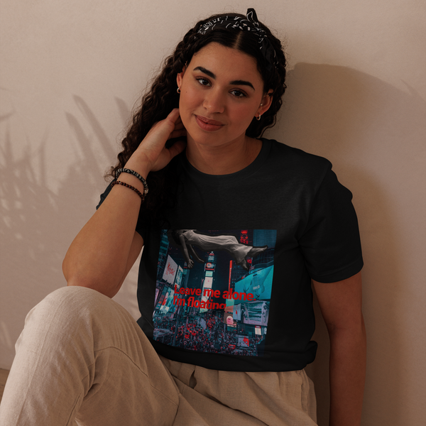 Leave Me Alone Unisex Collage Staple Eco T-Shirt