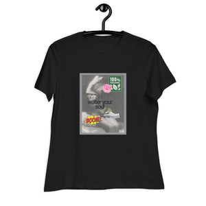 Water Your Soul Women's Collage Art Relaxed T-Shirt
