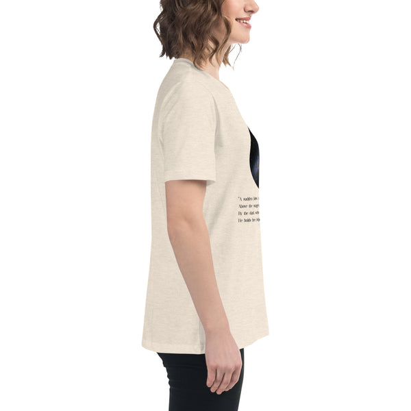 Leda and the Swan by W.B. Yeats Vintage Collage Women's Relaxed T-Shirt
