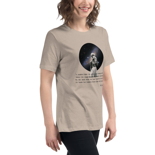Leda and the Swan by W.B. Yeats Vintage Collage Women's Relaxed T-Shirt